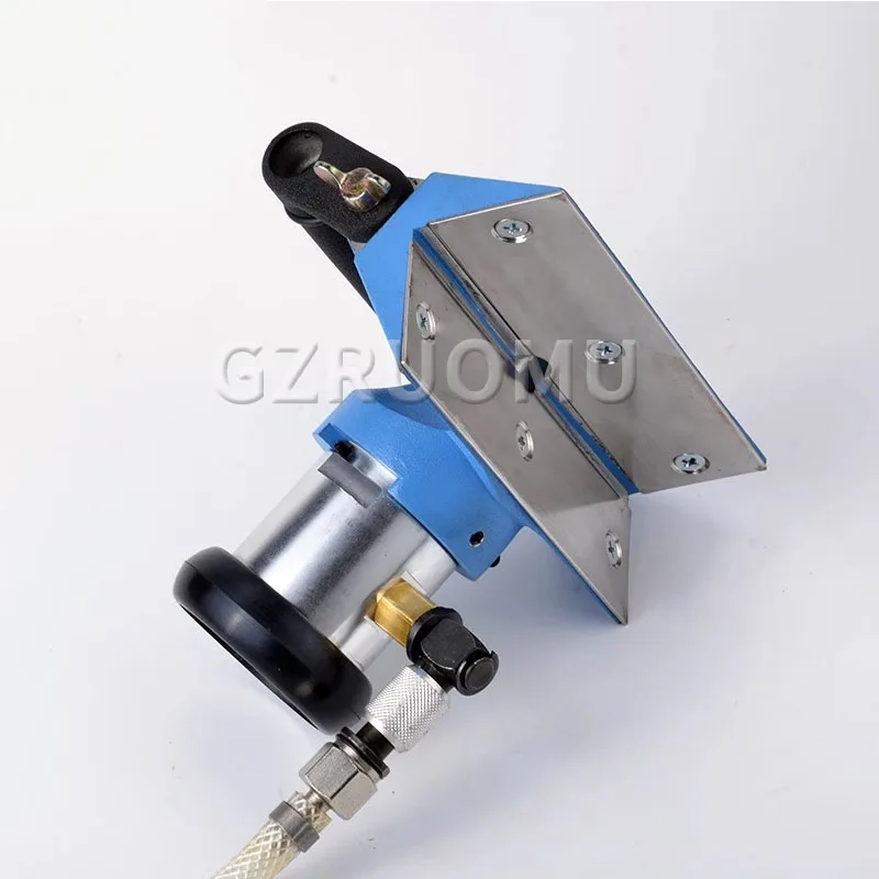 Pneumatic Straight Edge Chamfering Machine 90° Horizontal Fixed Deburring Trimming Tools Portable Metal Steel Chamfering Device