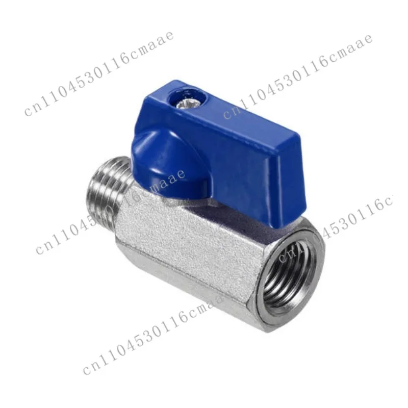316 Stainless Steel Mini Ball Valve, Internal/External Thread Ball Valve, 1/4
