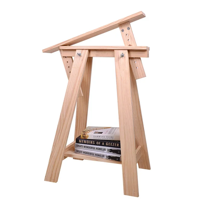 Solid wood lifting table legs Solid wood table frame Office legs Drawing frame