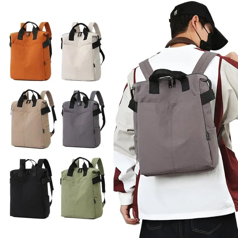 Modische und lässige Rucksäcke für Damen und Herren mit großem Fassungsvermögen und mehreren Taschen, Reißverschluss und Computerfach. – Detail 6
