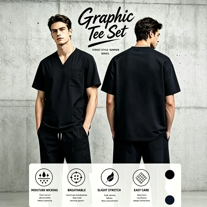 Comfortable Veterinary Multi Pocket Practical Workwear Suitable for Doctors Nurses and Staff in Hospitals and Clinics