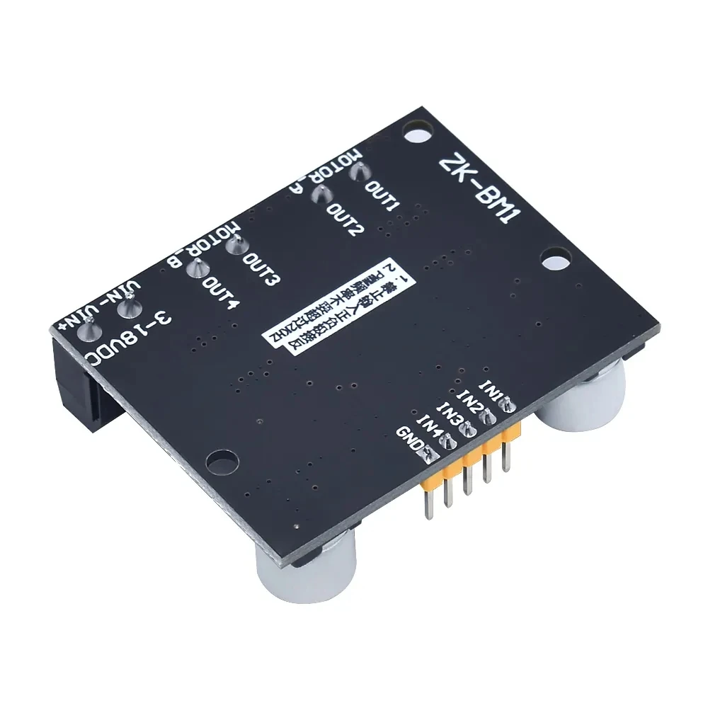 10A dual DC motor drive module forward and reverse PWM speed regulation dimming 3-18v low voltage high current