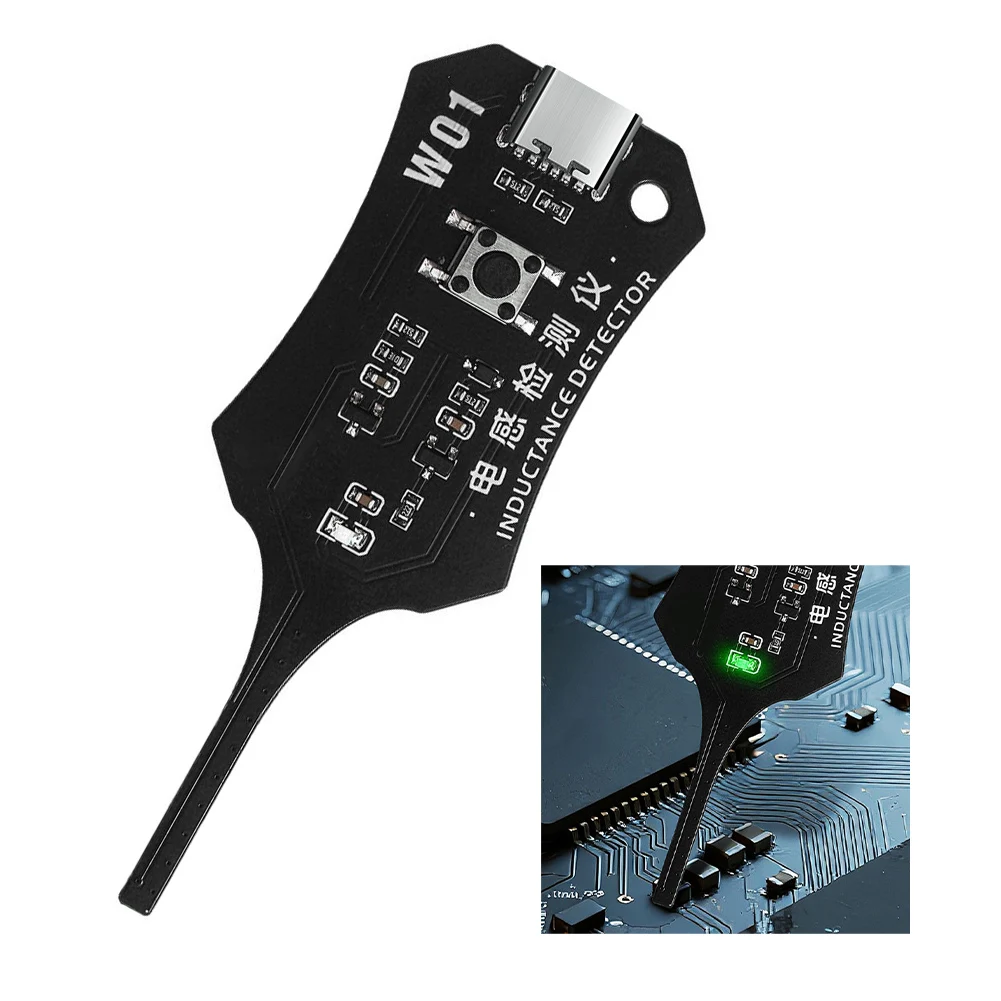 Inductance Tester Type--C Powered Inductor Detector For Smartphone Repair PCB Debugging And Component-Level Analysis