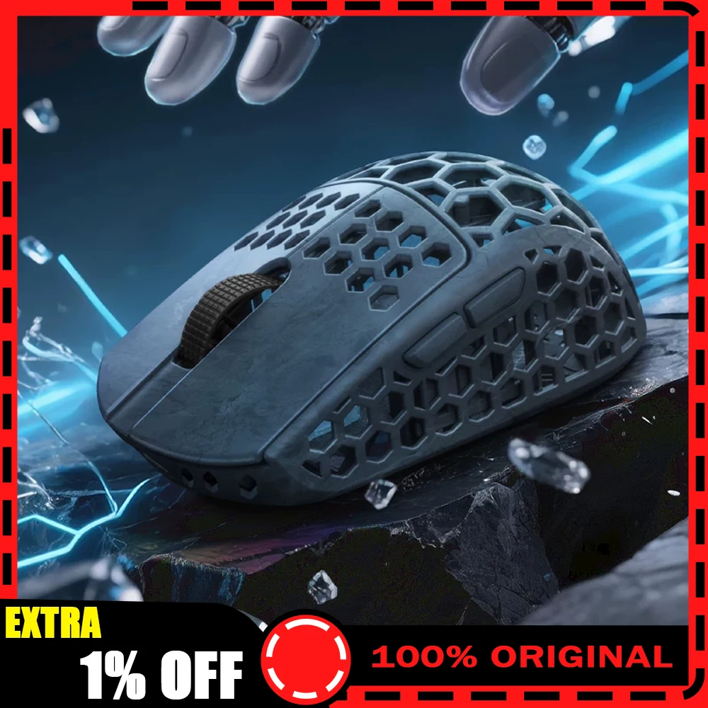 Darmoshark M5 AIR V2 Mouse 3 Mode Wireless Mouse Nordic54L15 Paw3950 8000Hz Polling Rate Hollow Out Gaming Mice PC Accessories