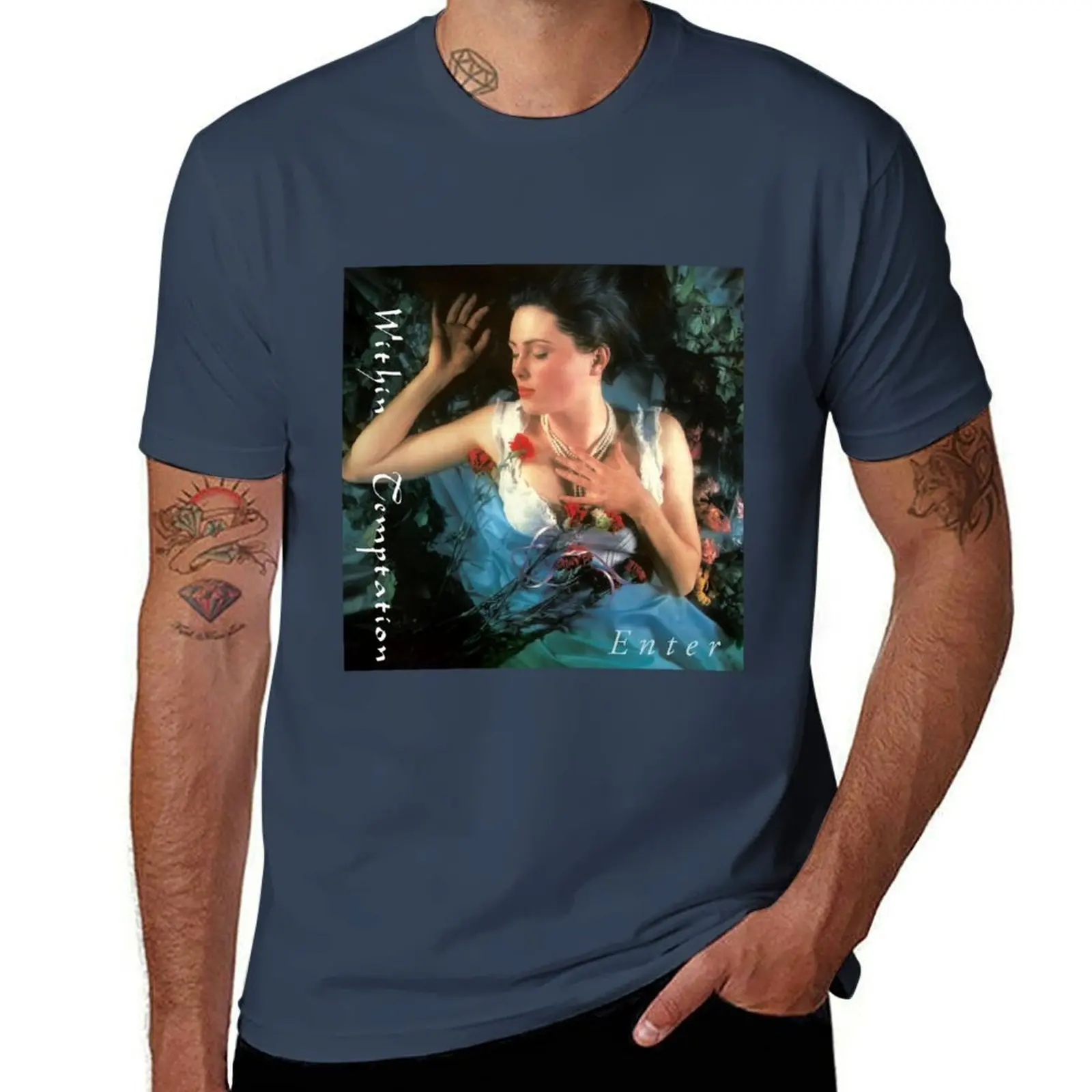 

Temptation Within enter T-Shirt Casual Daily Wear Short Sleeve Top
