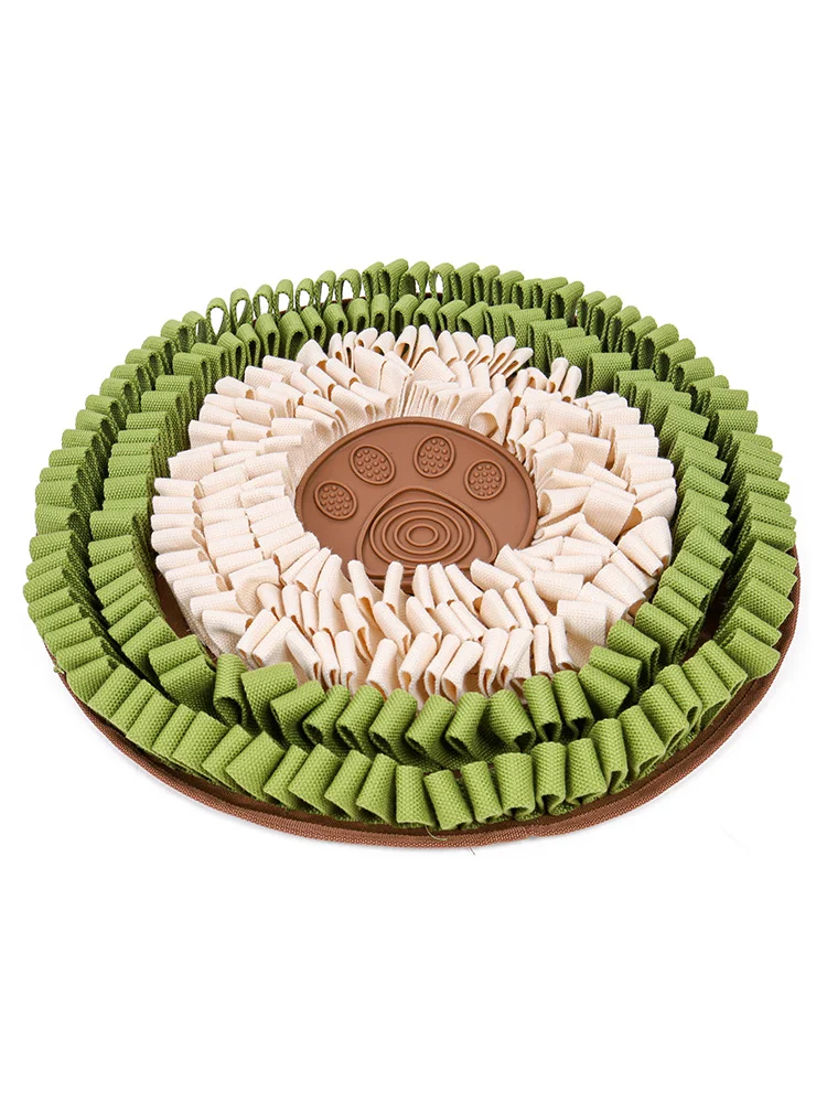 

Durable Dog Sniff Cushion with Pet Sniff Relief Blanket Dog Training Hidden Food Puzzle Slow Food Toy Dog Bowl