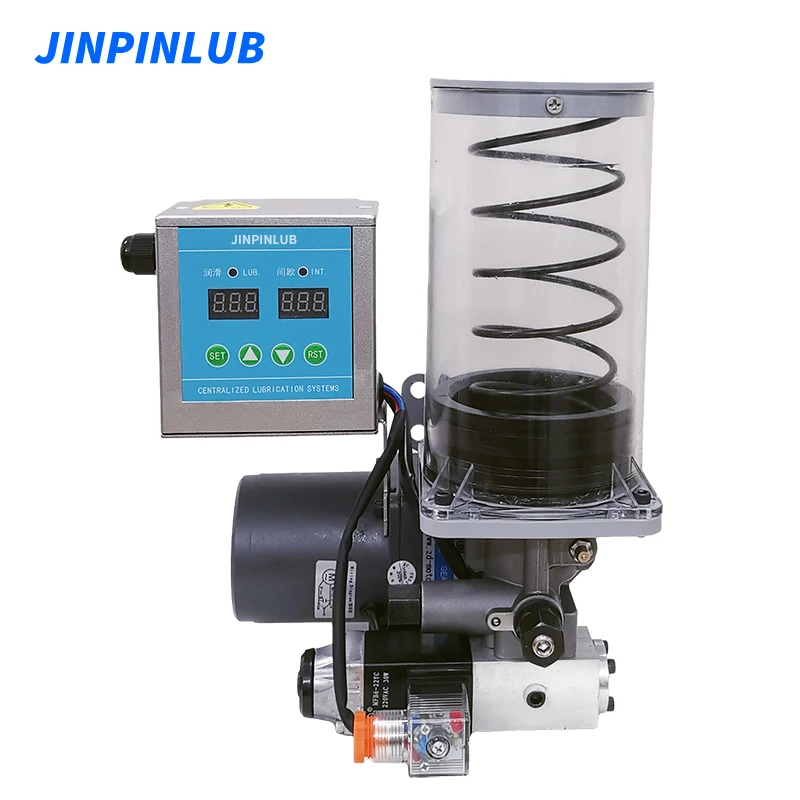 

JINPINLUB JHG3 precise pressure relief grease lubricator with timer for single line automatic lubrication system