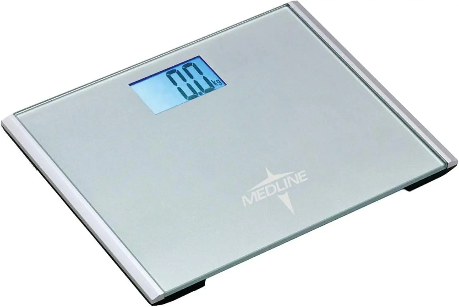 

Digital Step-On Scale, 440 lbs Capacity, Auto On Function, Backlit LCD Display