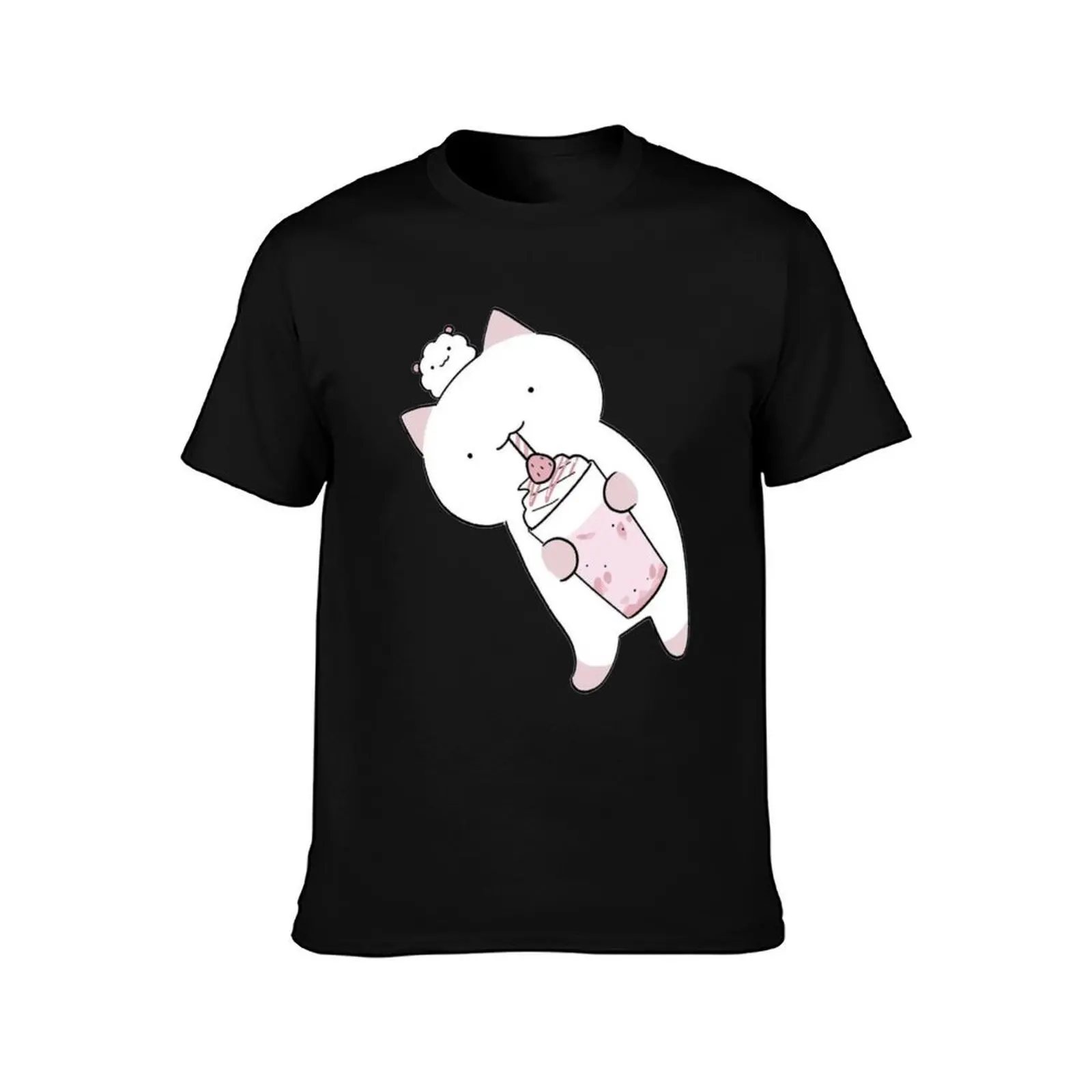 Milkshake [Fushigi Neko no Kyuu-chan] T-Shirt Lightweight Running Sports T-Shirt