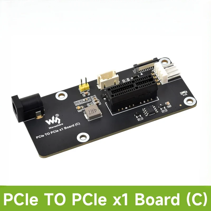PCIe FFC Connector To Standard PCIe X1 Slot Adapter Board (C) Raspberry Pi 5, Compatible With PCIe X1, X4, X8