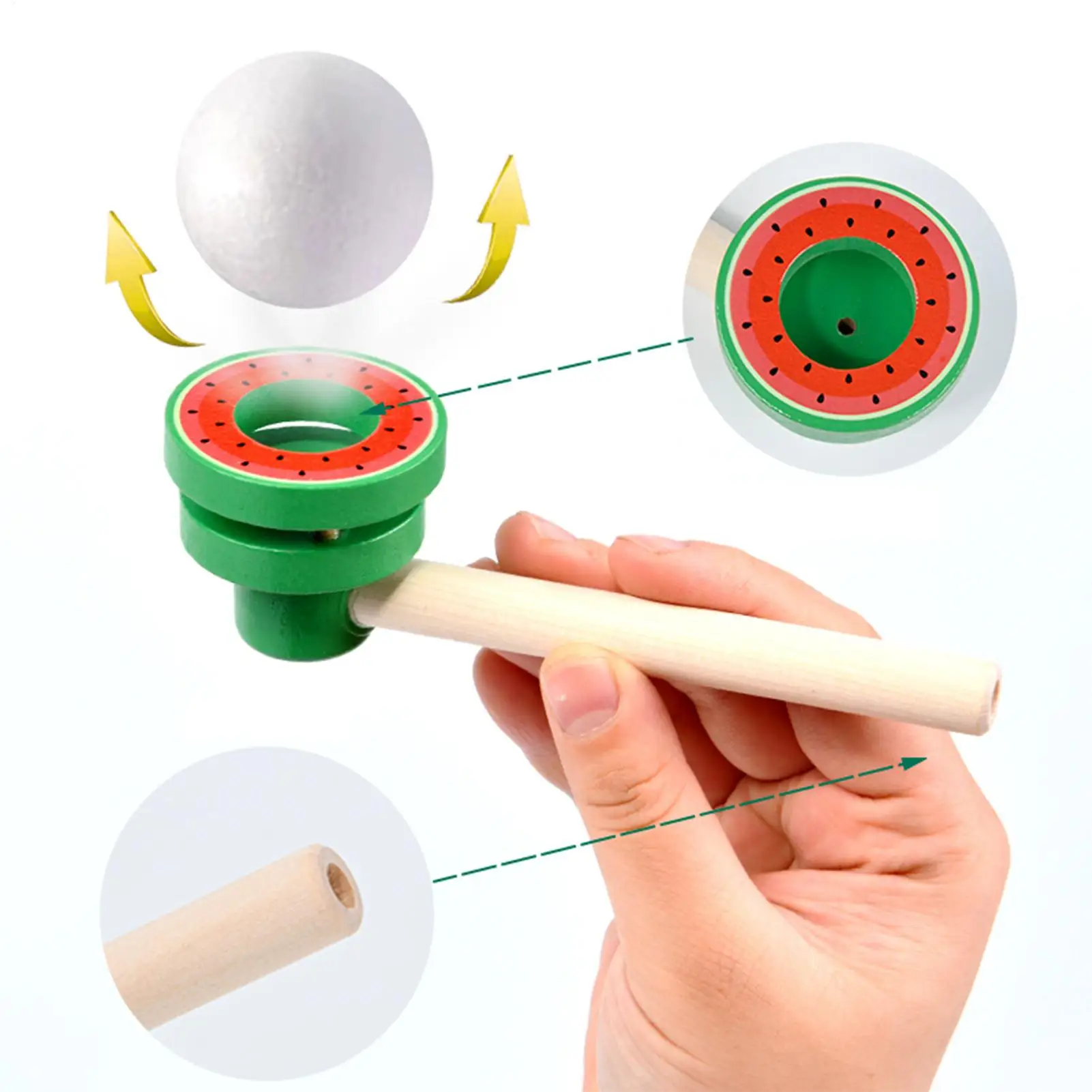 Hängender Blasball, Blasspielzeug, schwimmende Bälle, Atemtrainer, ergonomischer Spaß, kognitive Entwicklung, Partyzubehör für Kinder