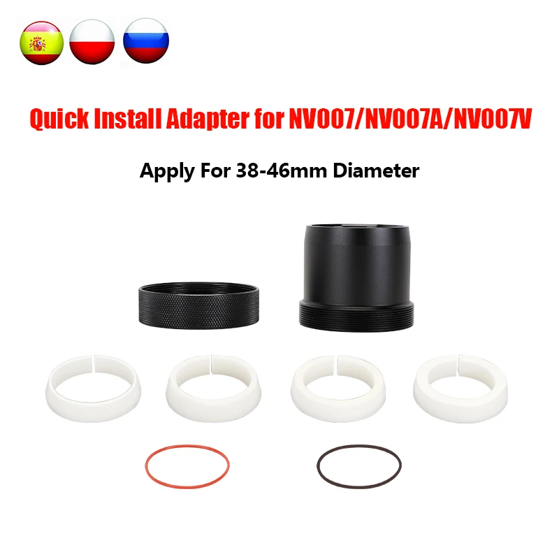 

38-46mm Bracket kit Fast Install Adapter Bayonet for PARD NV007/ NV007A / NV007V Night Vision Max 46mm Scope Diameter