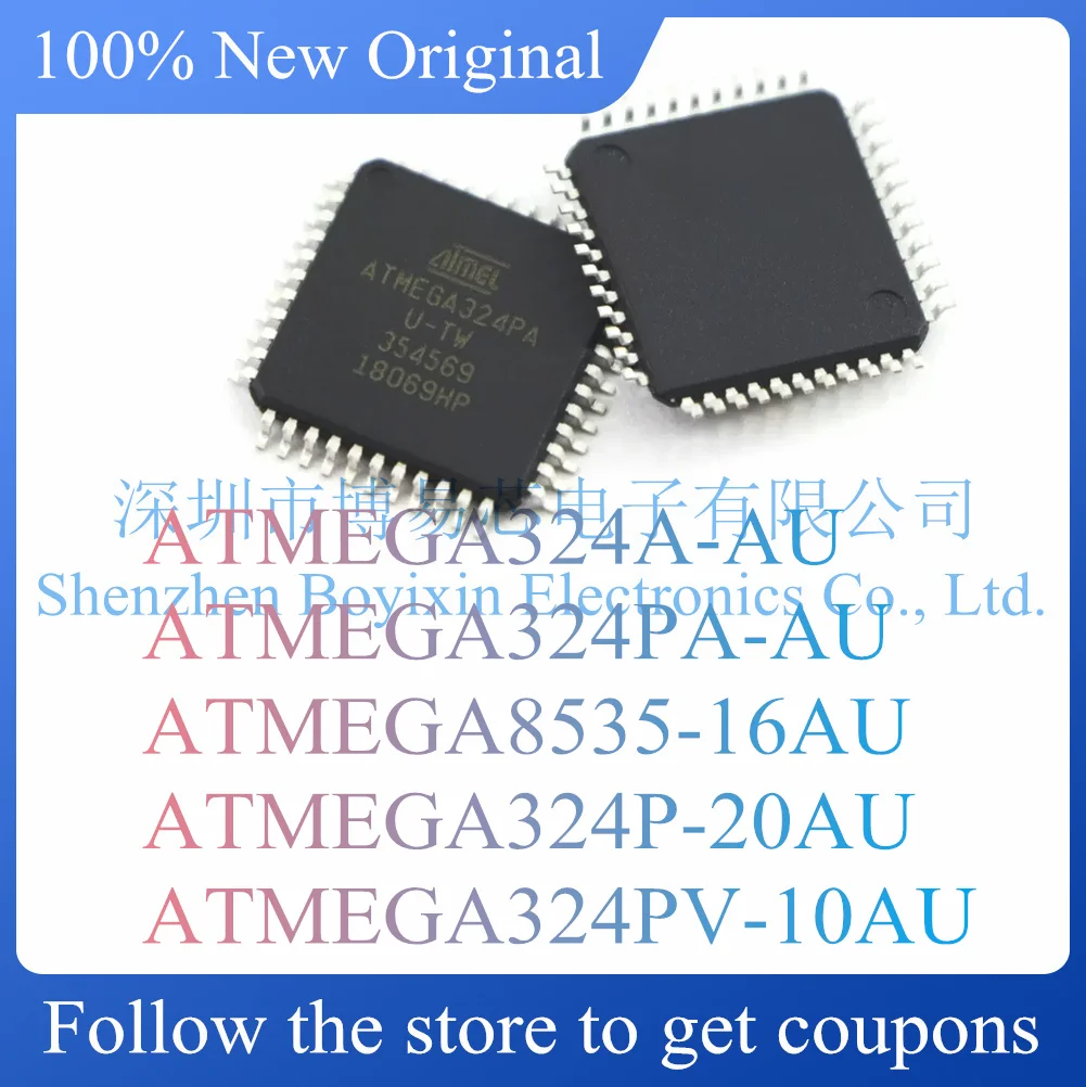 NEW ATMEGA324A-AU ATMEGA324PA-AU ATMEGA8535-16AU ATMEGA324P-20AU ATMEGA324PV-10AU Original Product