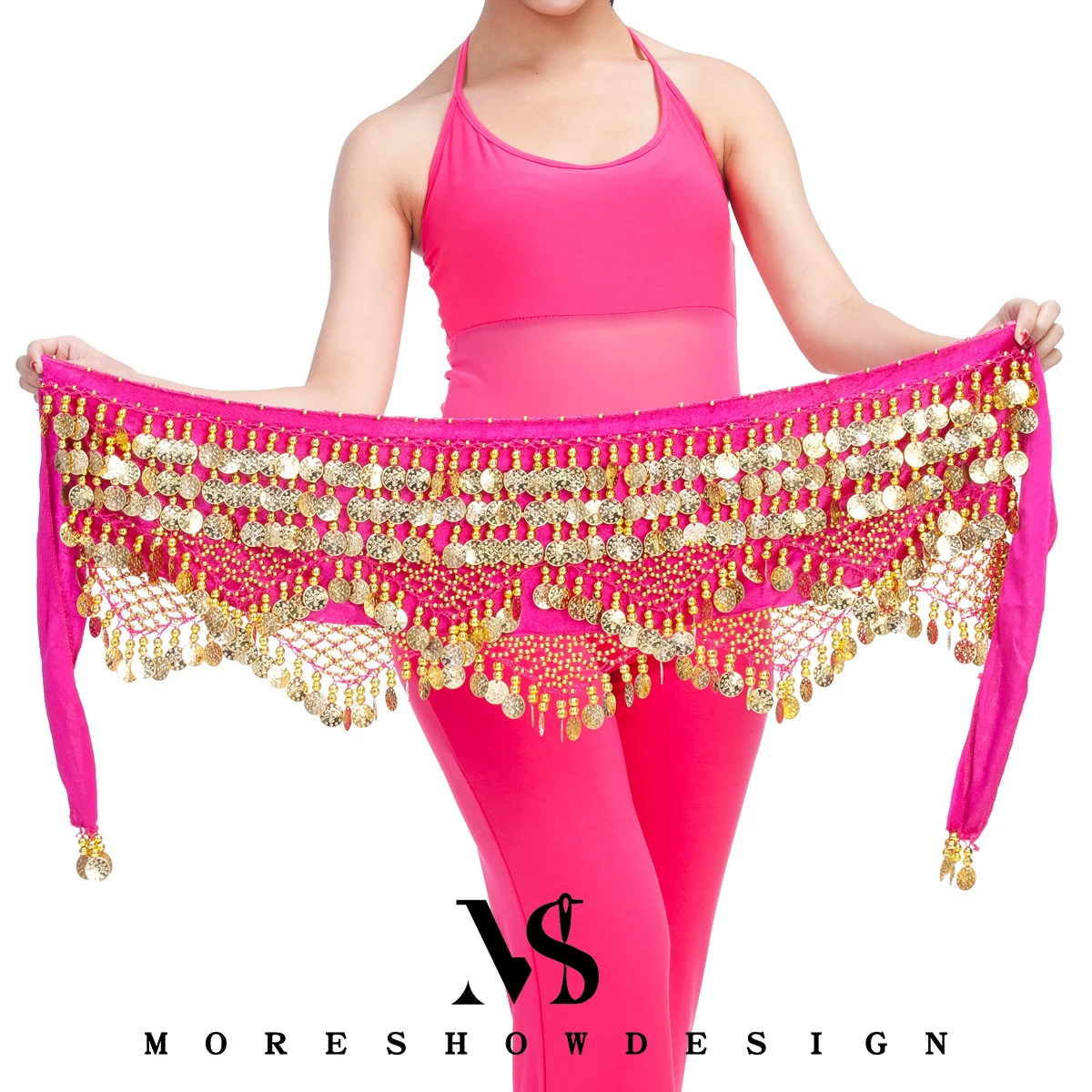 Аксессуары для танца живота, пояс-цепочка для женщин, танцевальная одежда для выступлений на сцене, пояс для монет, цепочка на бедрах, шарф для танцев, реквизит