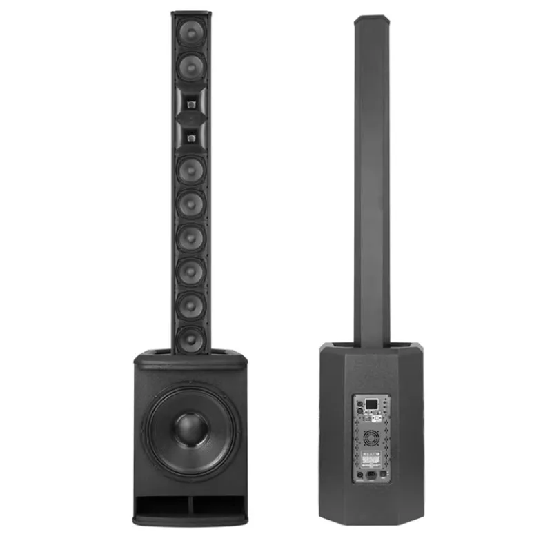 Thinuna T-15.8-DPA Professional Active Line Array Tower Speaker System with 15