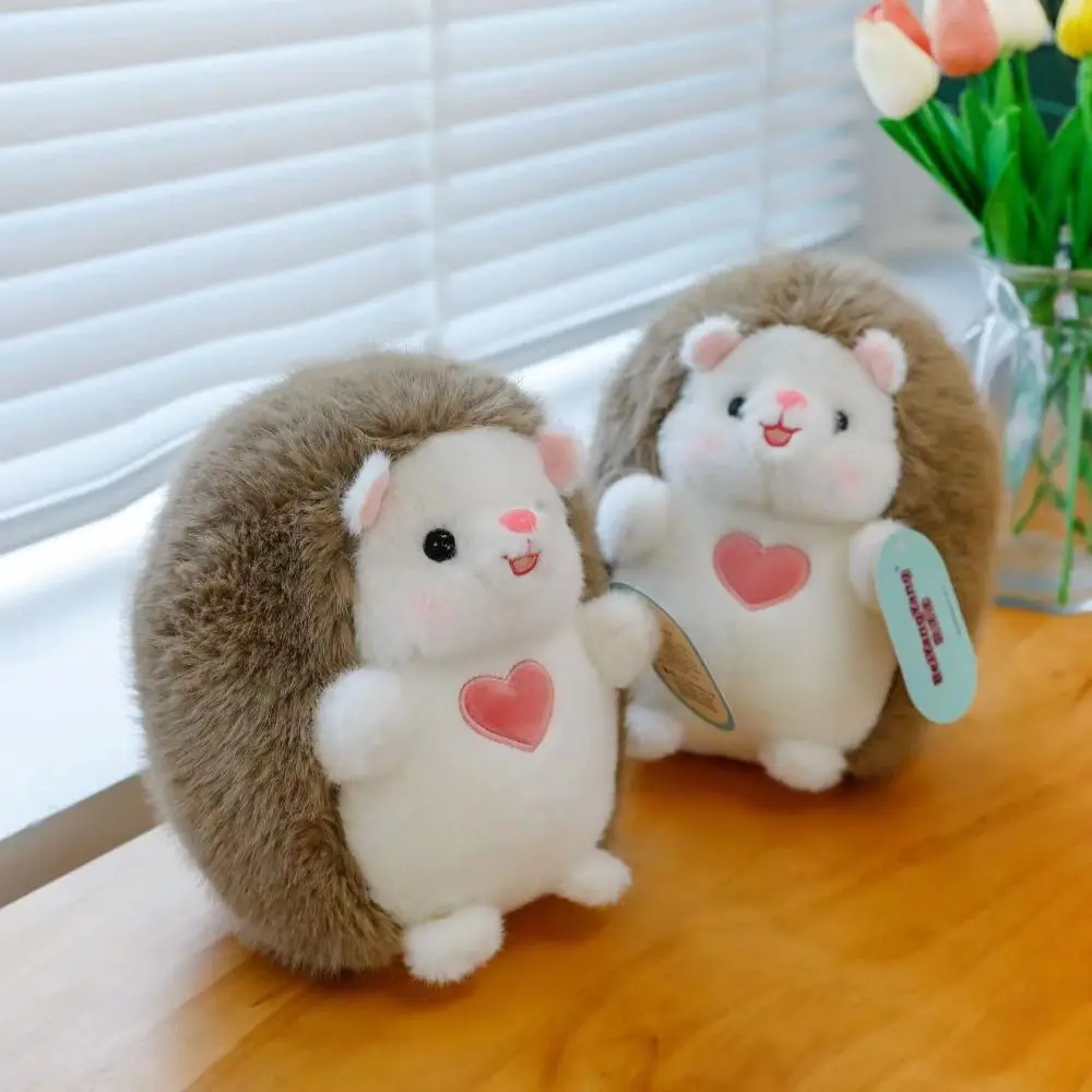 Stuffed Animal Hedgehog Plush Doll Reallife Kawaii Hedgehog Plush Toy Soft Cute Hedgehog Plushie Doll Easter Gifts