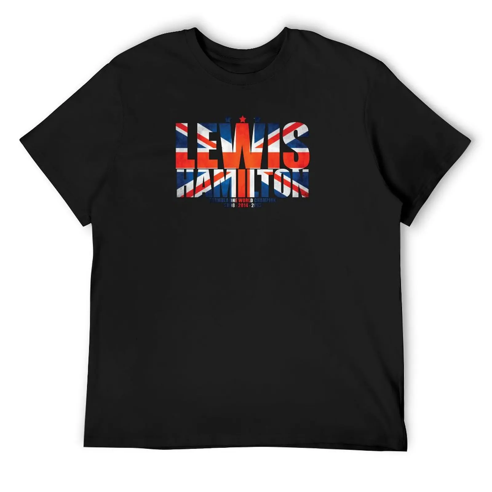 

Lewis Hamilton - World Champion T-Shirt anime clothes summer 2025 Clothing basketball graphic tees mens plain t shirts