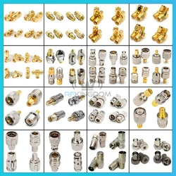 4 Piece/Set SMA BNC UHF To SMA BNC TNC UHF N F TV Male Female SO239 PL259 RF Coaxial Coax Adapter Connector Combination