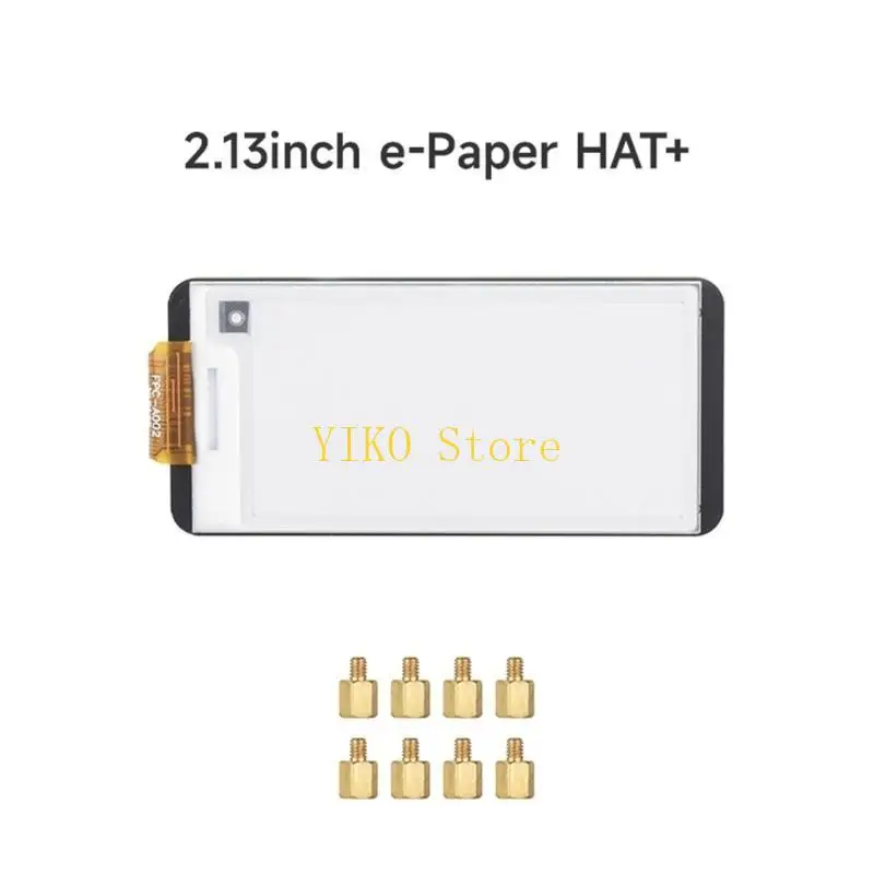 

K32C 2,13-дюймовый электрический чернильный дисплей HAT+ для плат RPi 4B 3B+ 3B 2B A+ разрешение 250x122, поддержка SPI
