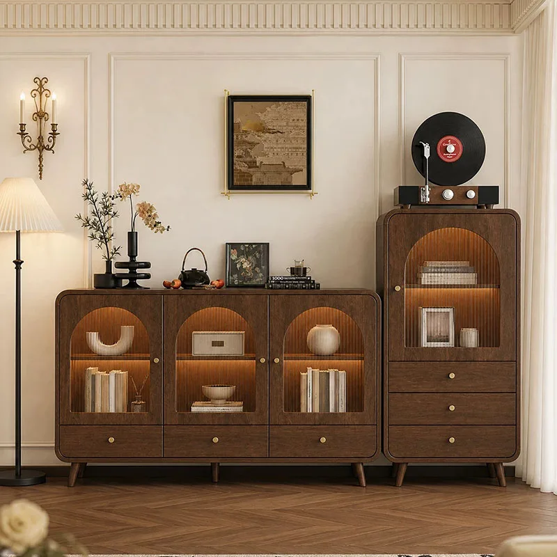 Mirror Organizer Living Room Cabinets Filing Decor Coffee Storage Living Room Cabinets Wood Corner Gabinete Salon Furniture