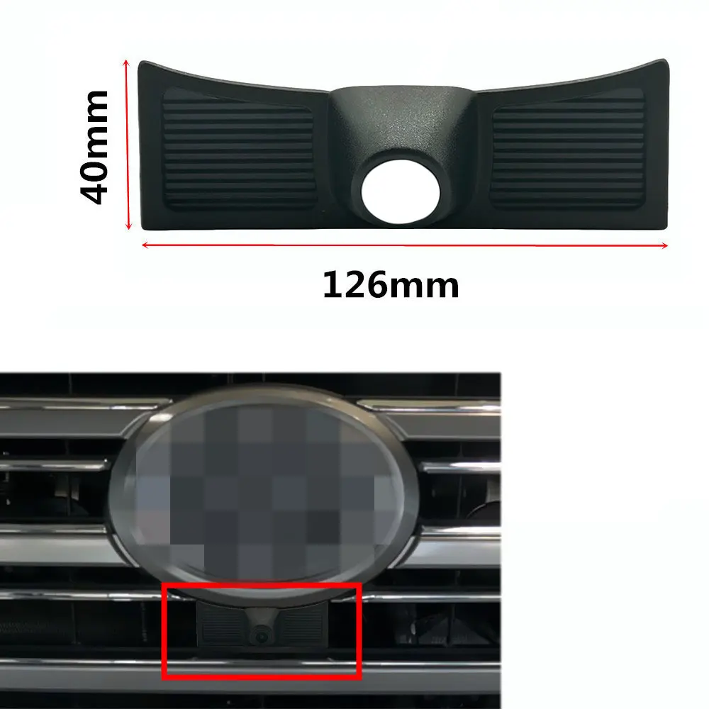 YIFOUM Car Front View Positive Logo Camera Bracket Shell Frame Housing For Toyota Land Cruiser 200 LC200 2018 2019 2020 2021
