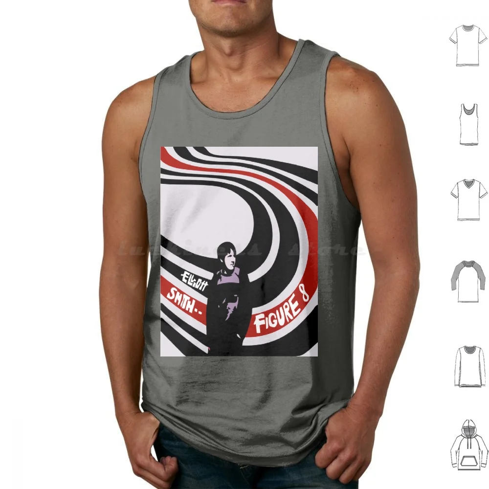 Elliott Smith Tank Tops Vest Sleeveless Elliott Smith Figure 8