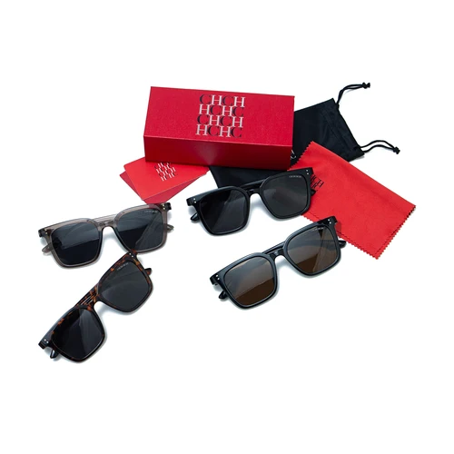 Imagen 1 del producto Gafas de Sol Cuadradas TR Estampado Leopardo Diseño Minimalista Lujo Conducción Diaria Regalo Mujer Caja Roja