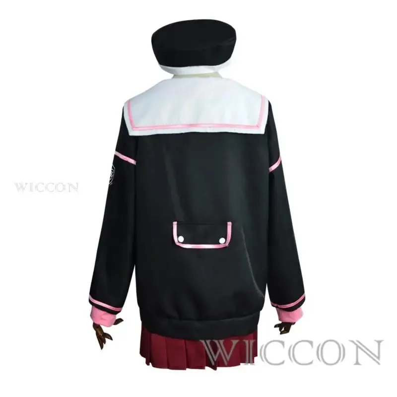 Игра Shimoe Koharu Blue Archive Project MX Косплей Костюм Парик Аниме Троица Общая школа Лоли Униформа моряка Костюм на Хэллоуин