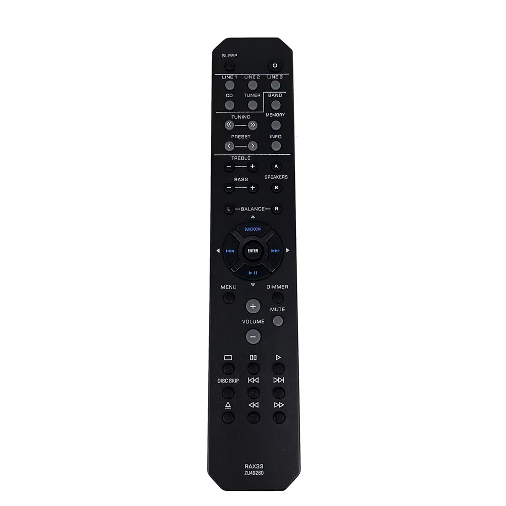 Remote Control use for Yamaha Natural Sound Stereo Receiver RAX33 ZU49260 R-S202 R-S202BL RS202 RS202BL