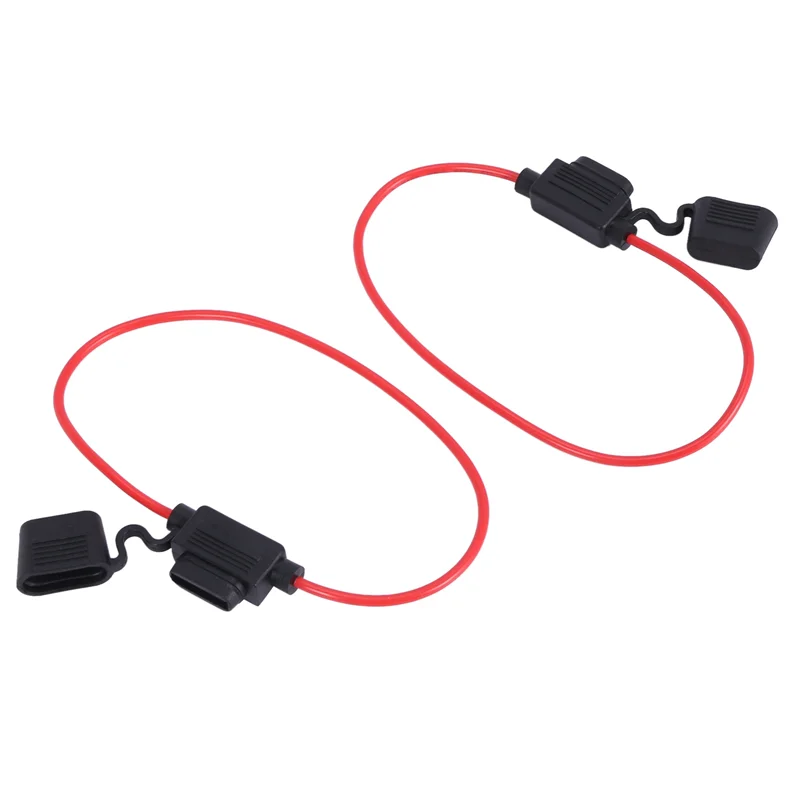 

Inline Fuse Holder ATC/ATO Add-A-Circuit Car Fuse Holder 100 Pack Fuse TAP Adapter 16 Gauge 20AMP Blade