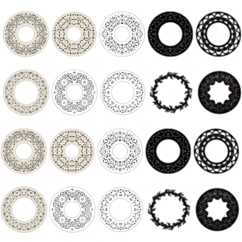 20 Sheets Vintage Aesthetic Scrapbooking Paper Decorative Background Paper 45BE