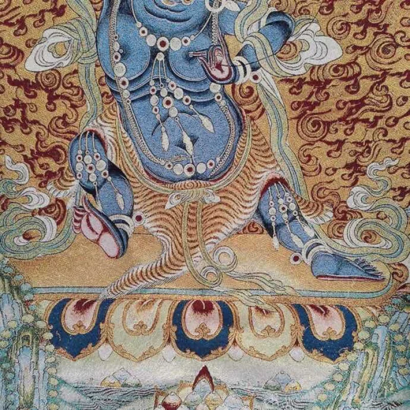 Antichi produttori vari all'ingrosso antico Distressed Thangka Jiangsu ricamo Tibet Thangka One Piece Dropshipping