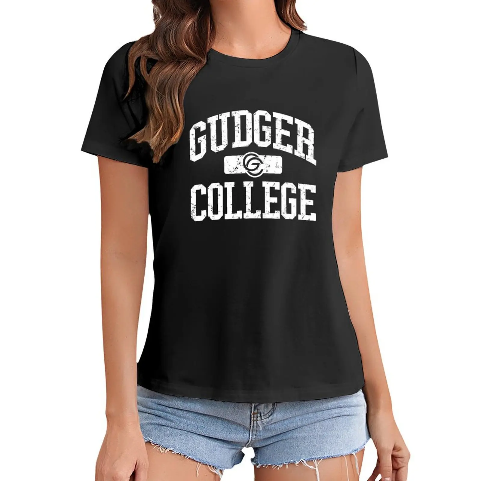 

Gudger College T-Shirt sweat vintage clothes lady clothes Woman clothes