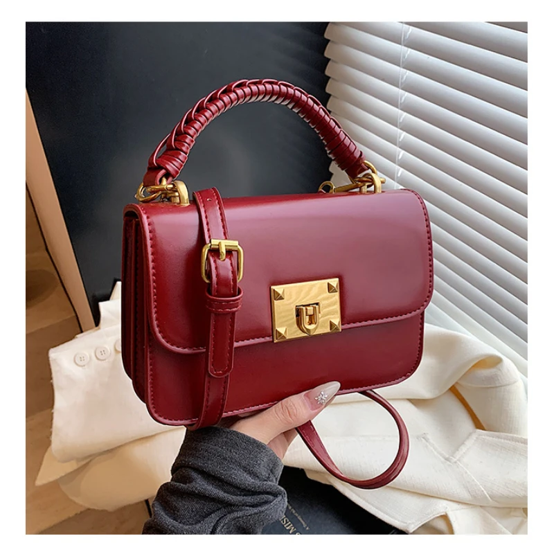 

Korean Shoulder Crossbody Bags for Women 2025 New in Small Pu Leather Tote Luxury Designer Female Purses Handbags Bolsas Bucket