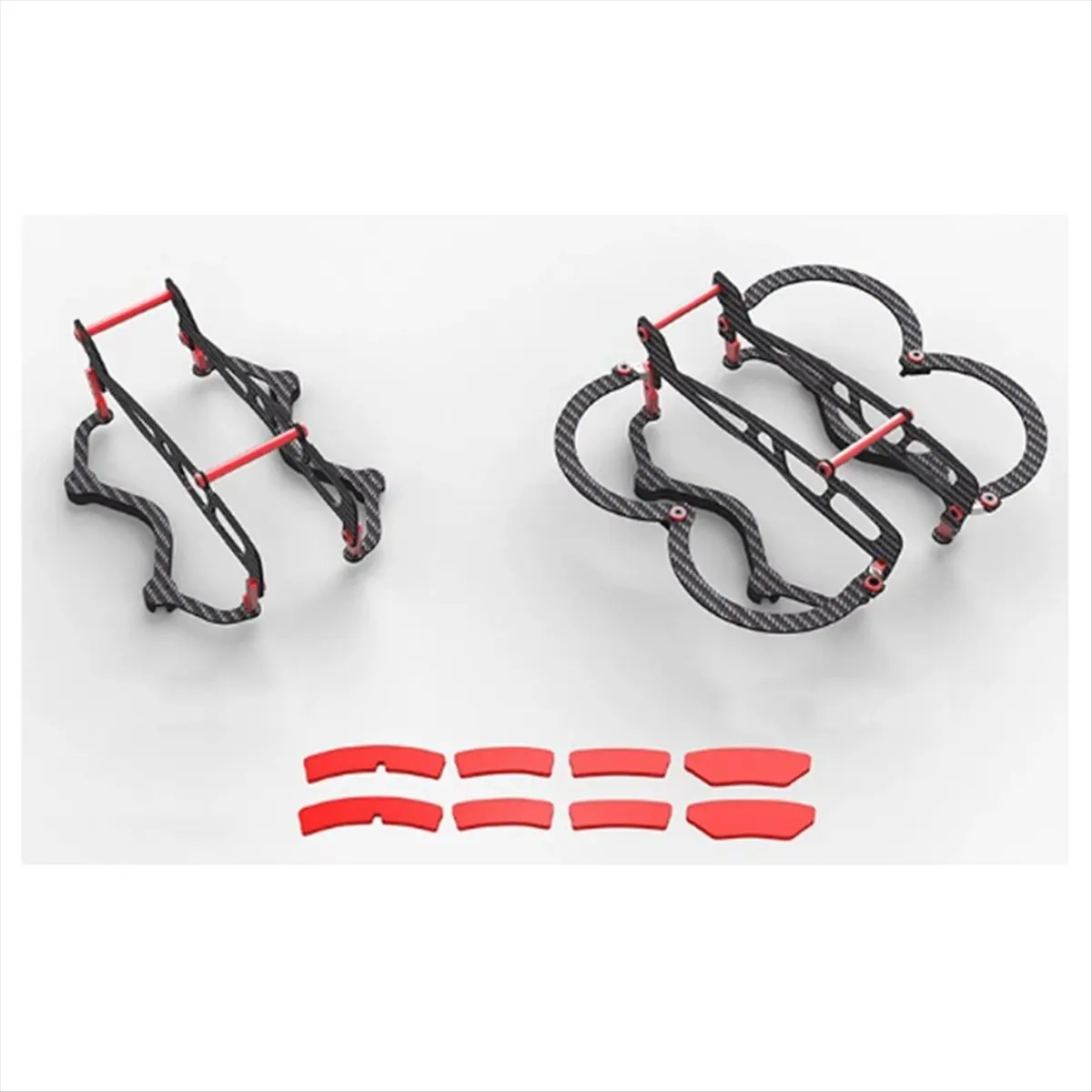 ☶❈＊♥AC1226-Carbon Fiber Drone Guard Armor Exoskeleton Propeller Protector Protective Armor for FPV NEO
