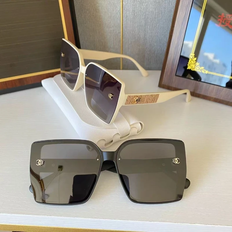 

ins 2025 New Fashion Polarized Square Sunglasses Women Oversized Sun Glasses Ladies Luxury Eyewears Sunshade Oculos De Sol UV400