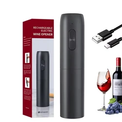 Electric Wine Bottle Opener Automatic Red Wine Corkscrew Wine Opener Rechargeable with Charging Base Wine Tools Kitchen Products