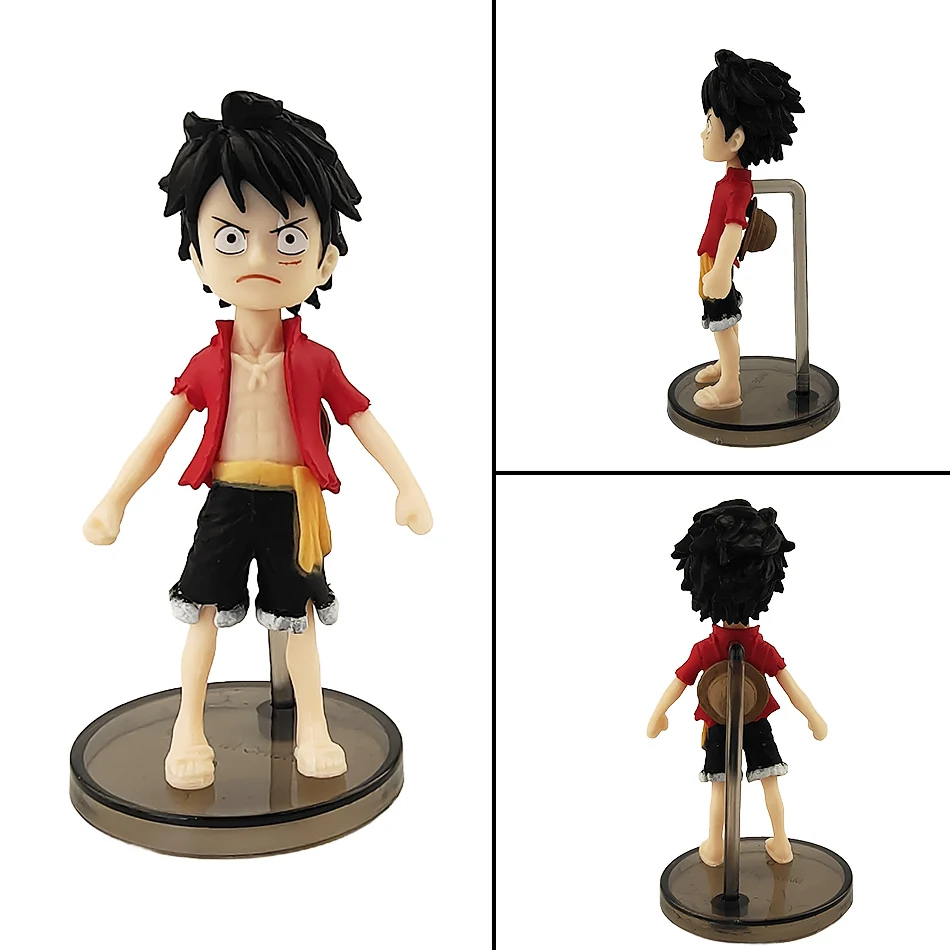 6pcs/set Anime One Piece Figures PVC Action Model Dolls Figure Toys Cute Luffy Nami Zoro Collection Brinquedos Full Set Hot Sale