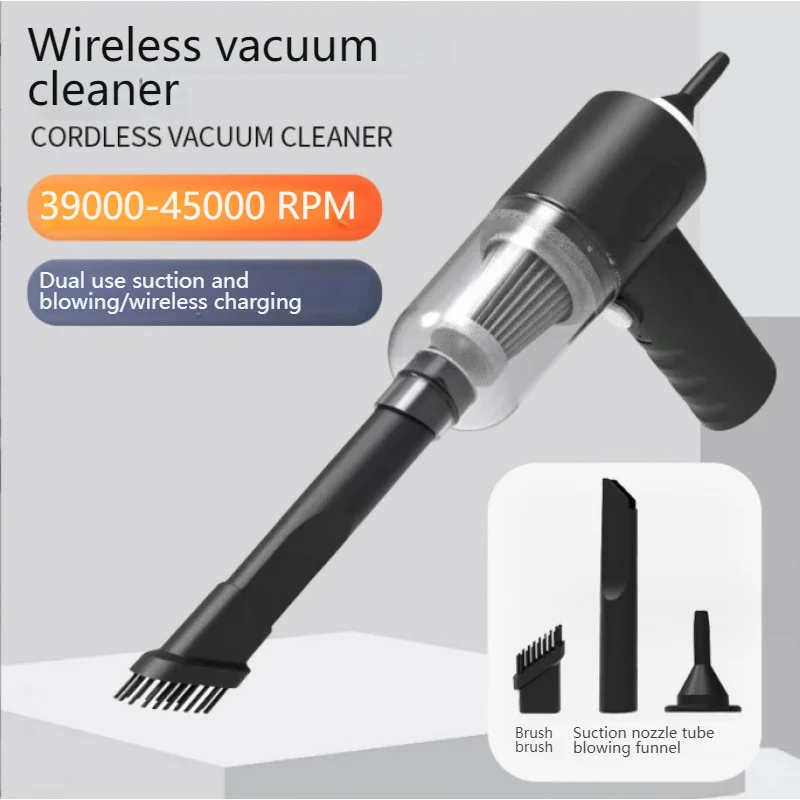 Aspirateur de voiture sans fil portable, 2 en 1, grande aspiration, usage domestique, bruyant, injuste, tourisme, 2900000PA