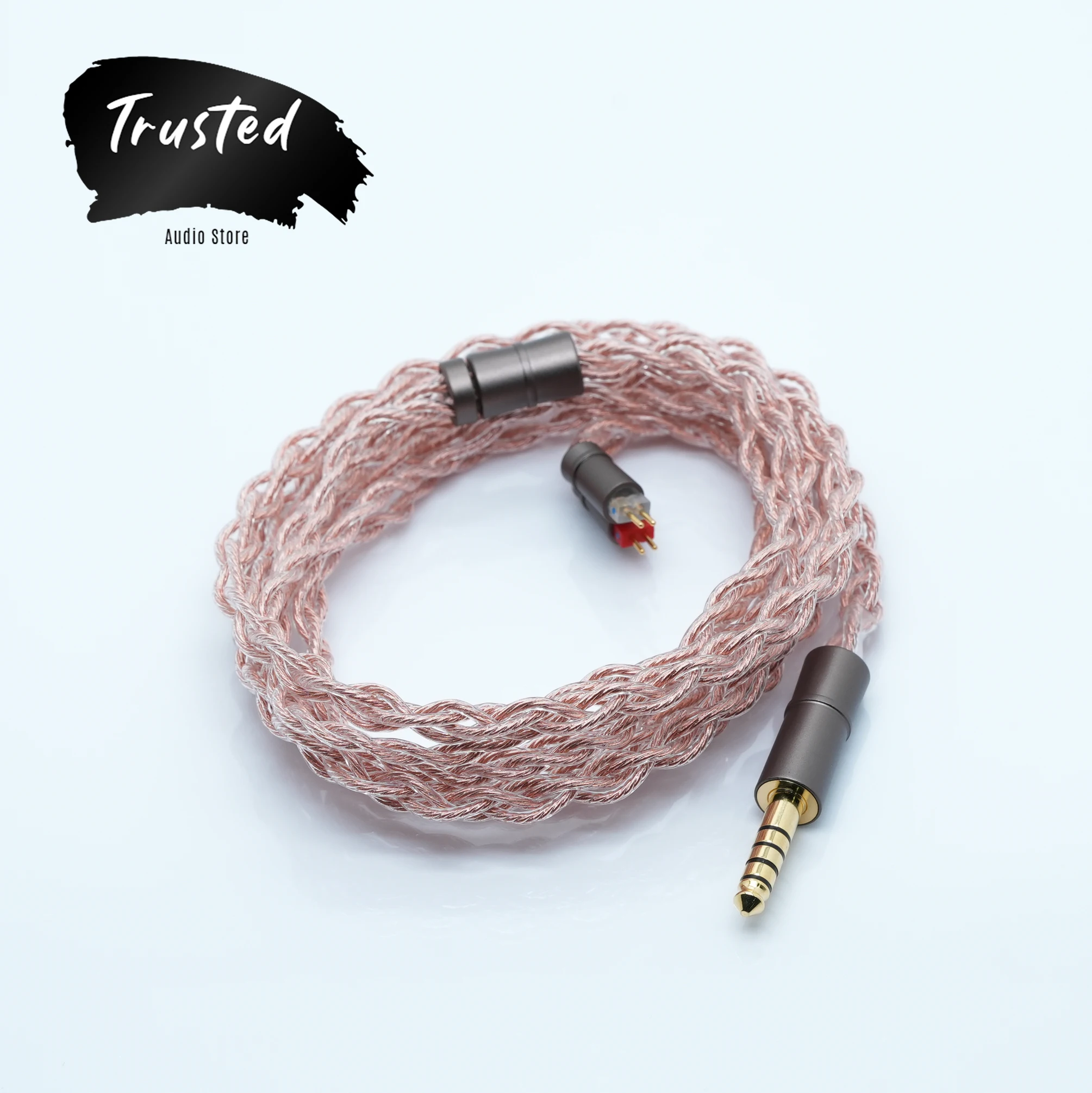 Trusted-A7 HiFi Oortelefoon Upgrade Kabel 6N Verzilverd Koper IEM Draad MMCX/0.78mm 2Pin/QDC