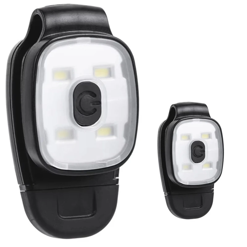 

LED Clip Lamp USB Rechargeable Head Flashlight 150LM Night Running Light IPX4 Waterproof Running Accessories