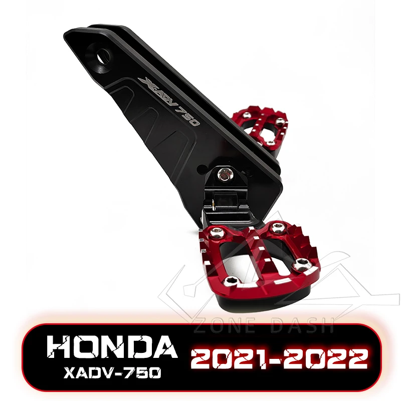 X-ADV Motorcycle CNC Rear Pedal Foot Stand Folding Footrests Passenger FootPegs For HONDA XADV 750 2024 xadv750 2021 2022 2023