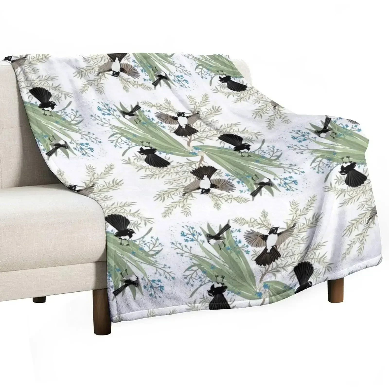 Willy wagtails Throw Blanket For Baby warm winter Blankets