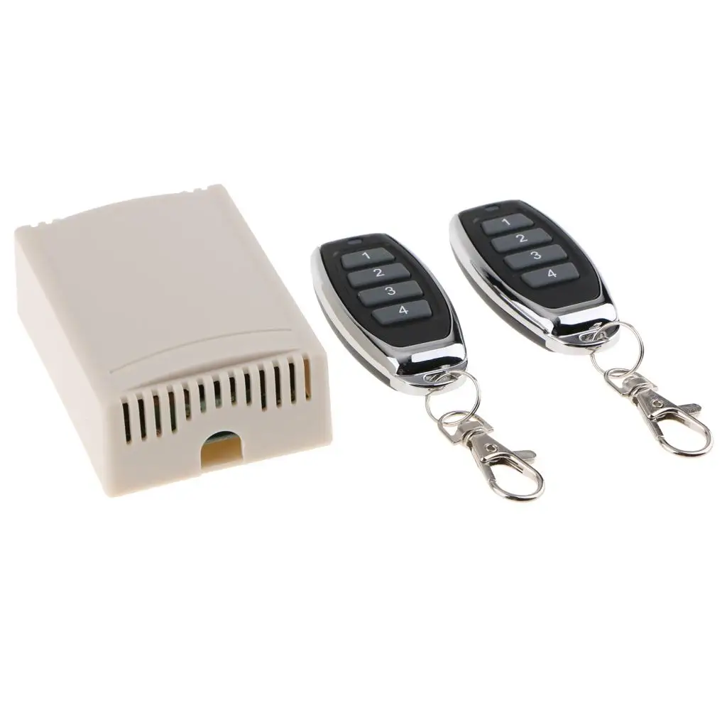 12V Wireless Remote Control Switch 4 Channel Relay High Sensitivity for Elevator Gate System