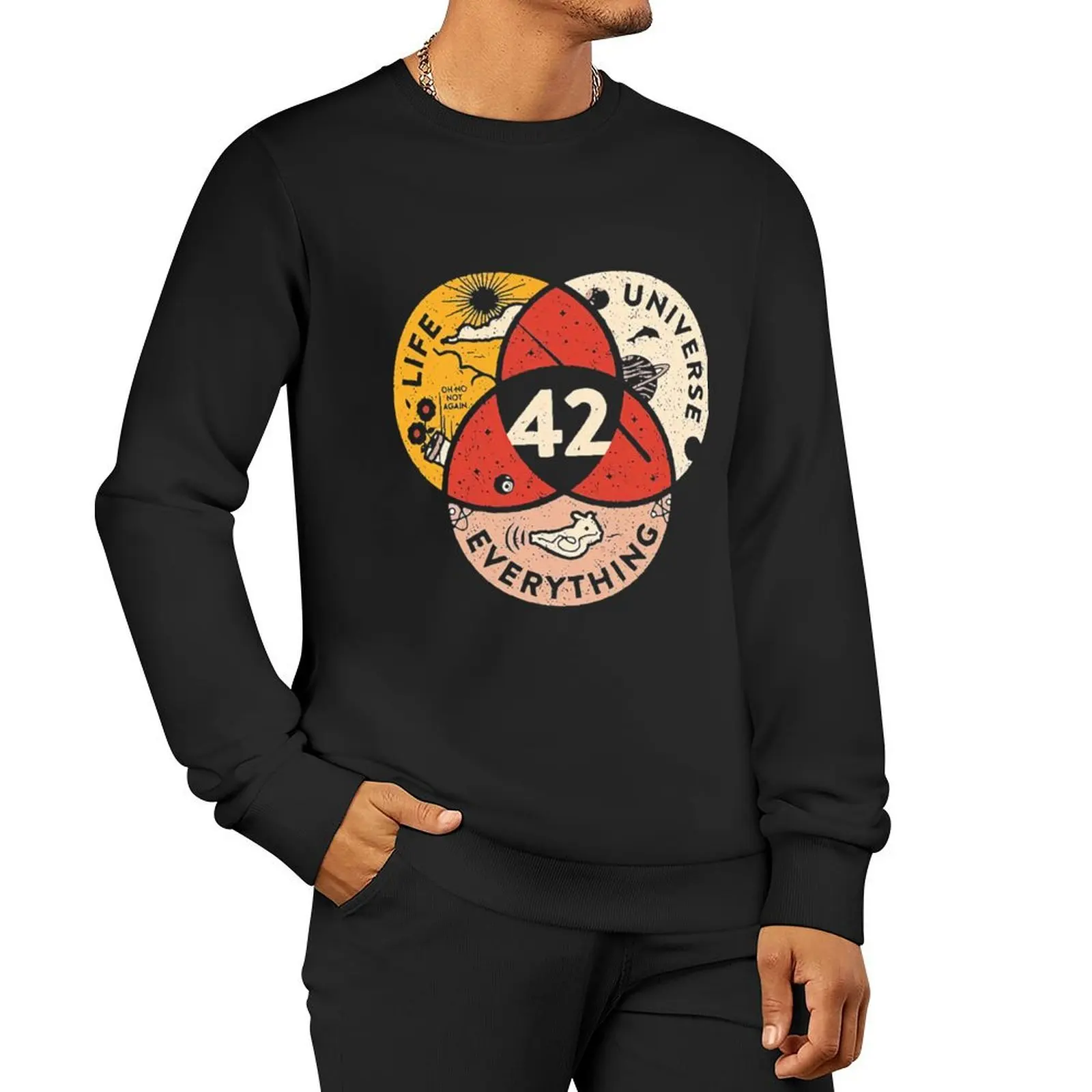 

42 The Answer To Life The Universe And Everything Sweatshirt korean style clothes winter man sweatshirt