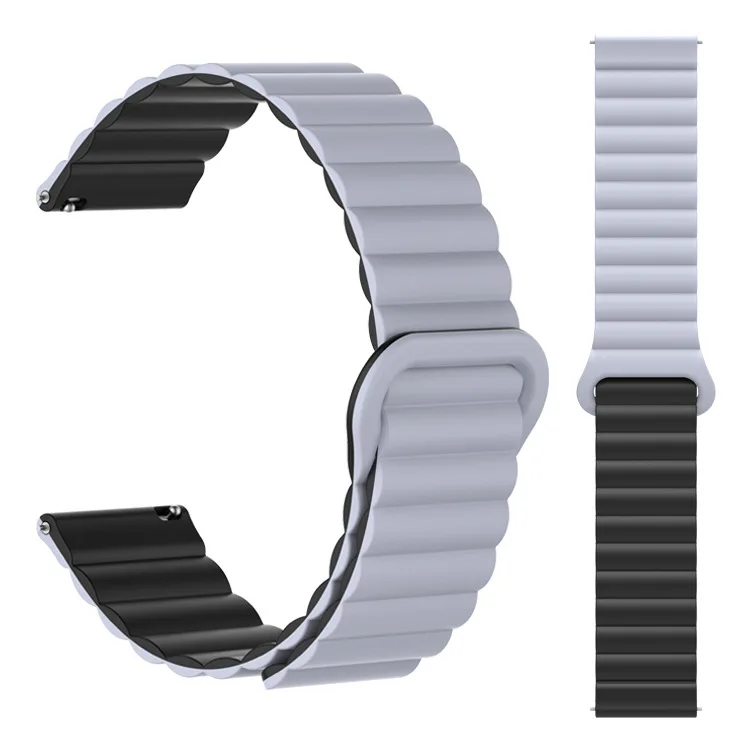 Per Huawei GT5pro GT6pro 46mm cinturino magnetico in silicone 22mm cinturino per Amazfit Bip 5 6 GTR 47mm GTR 2e braccialetto cinturino accessorio