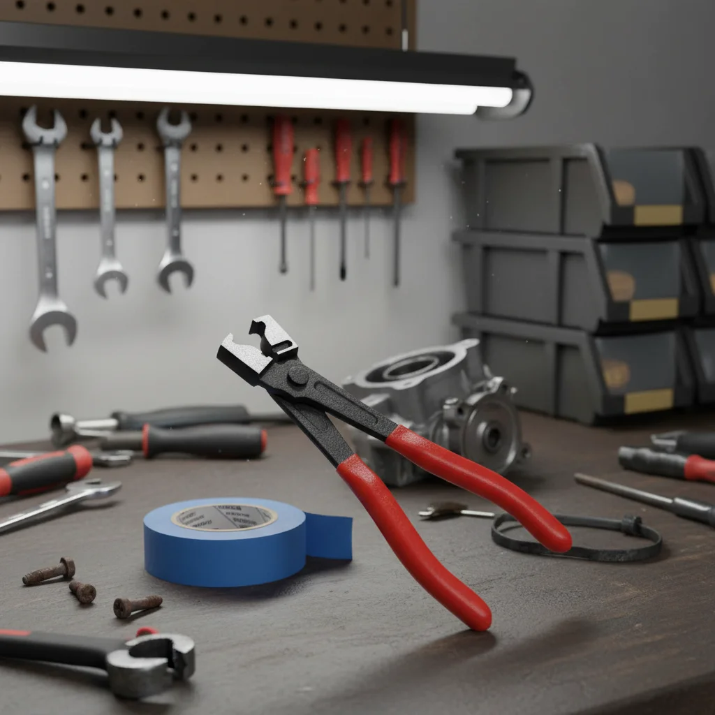 Car Oil Hose Crimping Plier Repair Tools Calliper Vise Pipe Clamp Collar Clip Auto Repairing Motorcycle Automotive Accessories
