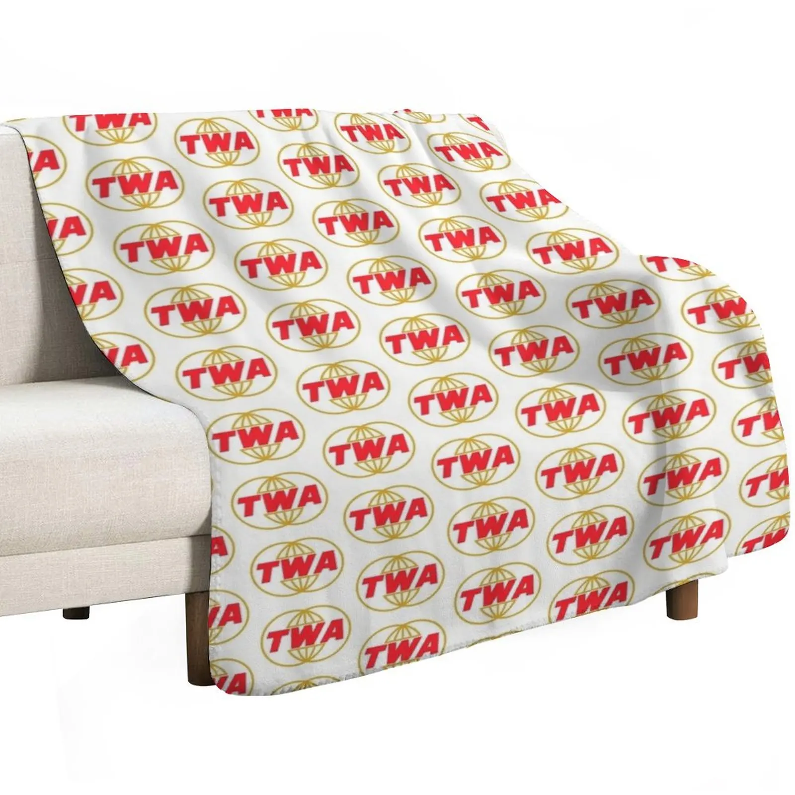 TWA Airlines - Vintage Logo Throw Blanket Blankets For Sofas Flannel Fabric decorative funny gift Luxury Thicken Large Blankets