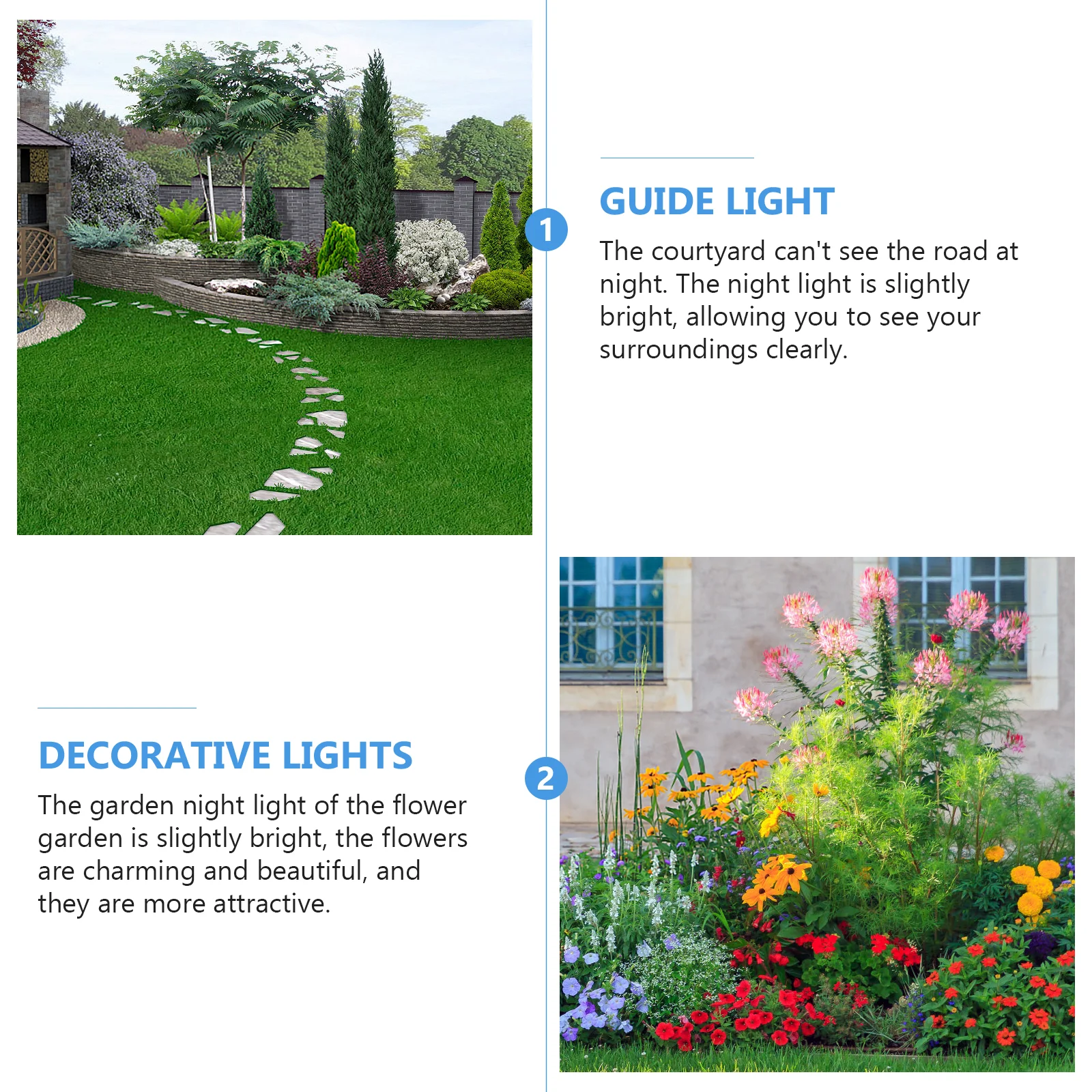

Solar Powered LED Outdoor Lights Bright White for Wall Fence Garden Automatic Sensor Energy Saving Solar Lamp Post