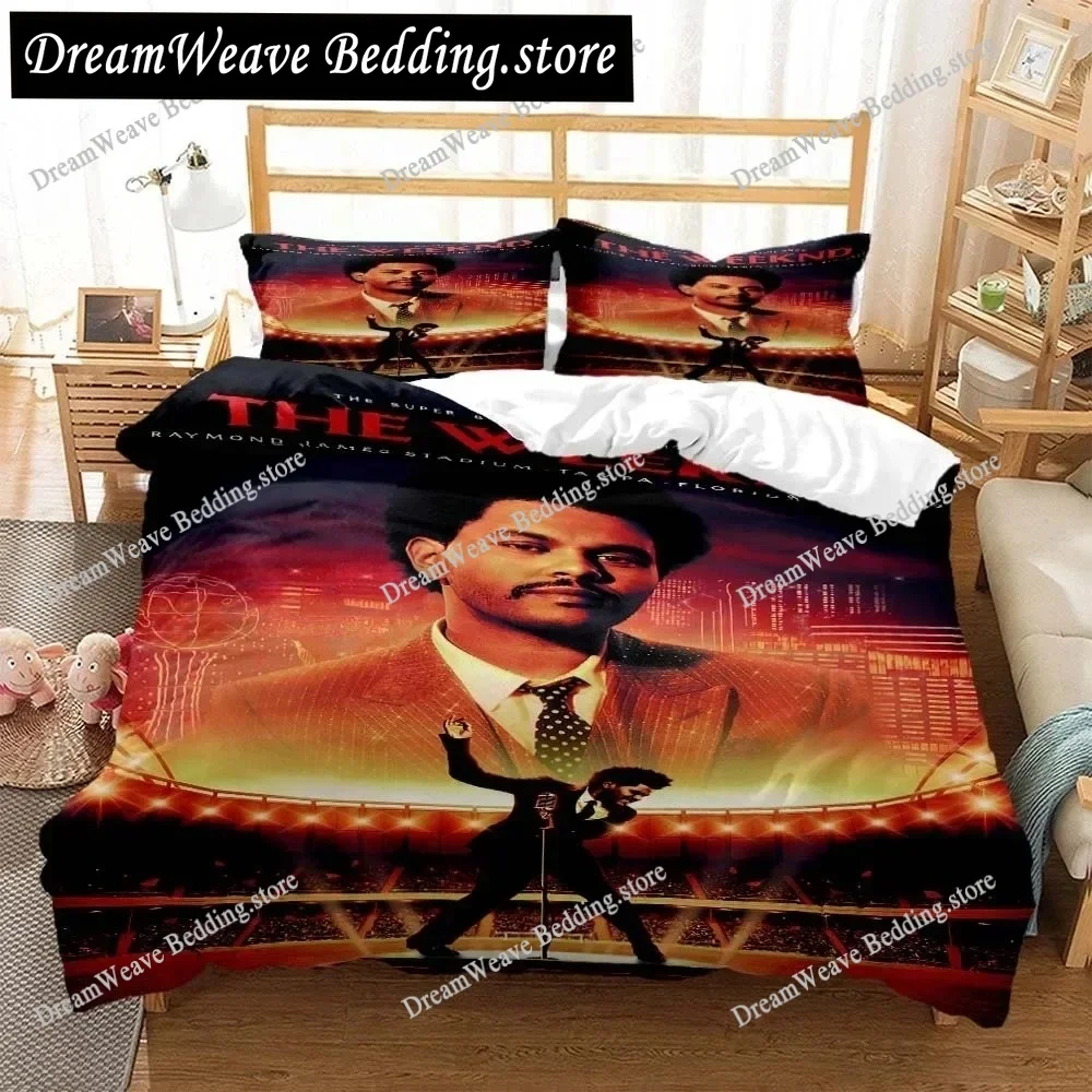 

3D Printed Die Weeknd Fashion Pop Singer Bedding Queen Bedding Set Customized King Size Soft And Comfortable Bedding Set